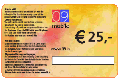 Global Roaming top up voucher - 25 Euros